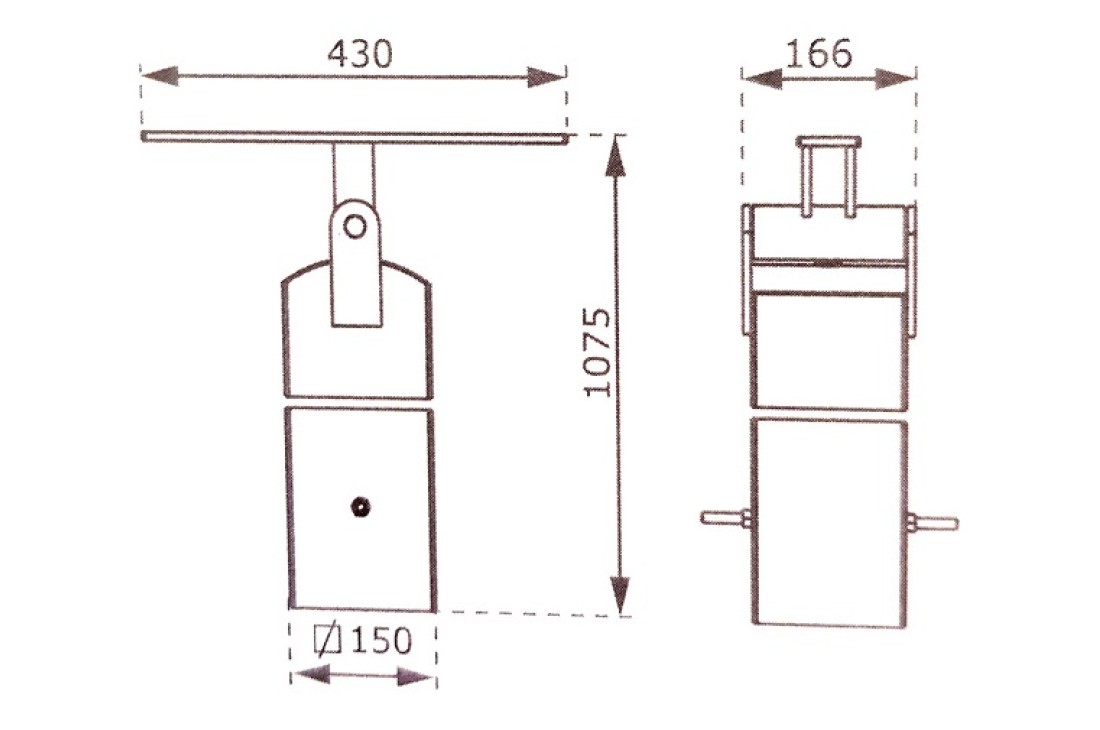 Seesaw Hinge on Rack Commercial Play Equipment